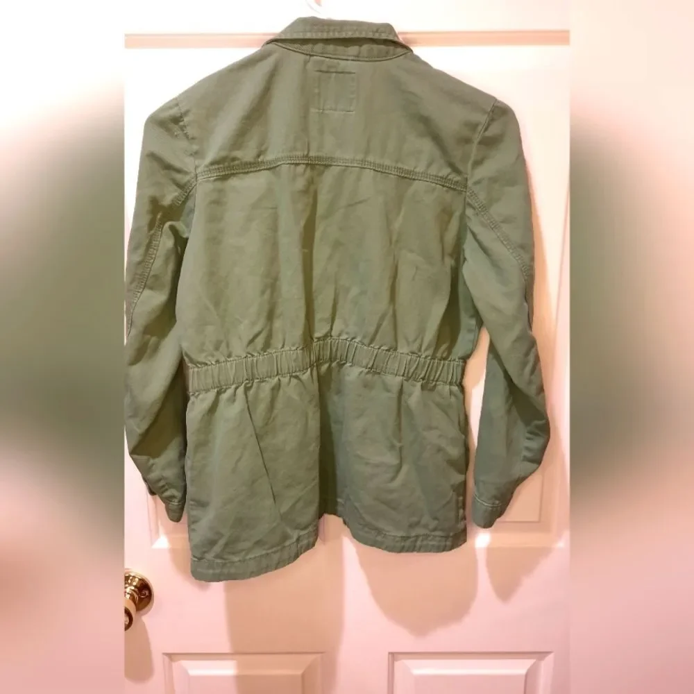 Oshkosh Girls Spring Jacket size 14 Olive Green